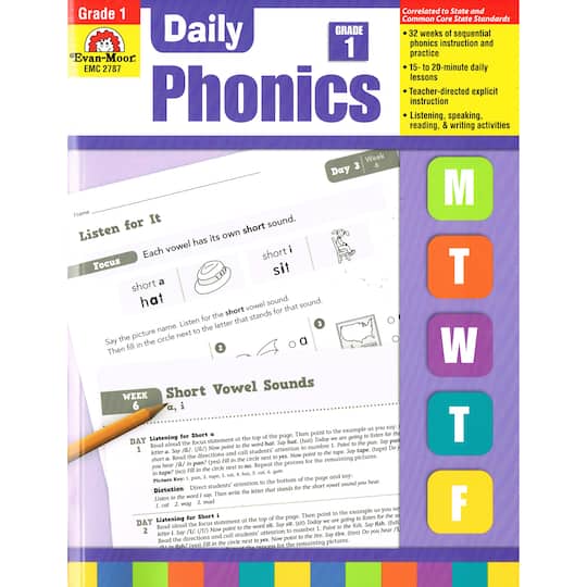 Evan-Moor® Daily Phonics Book, Grade 1 By Evan-Moor Educational Publishers | Michaels®